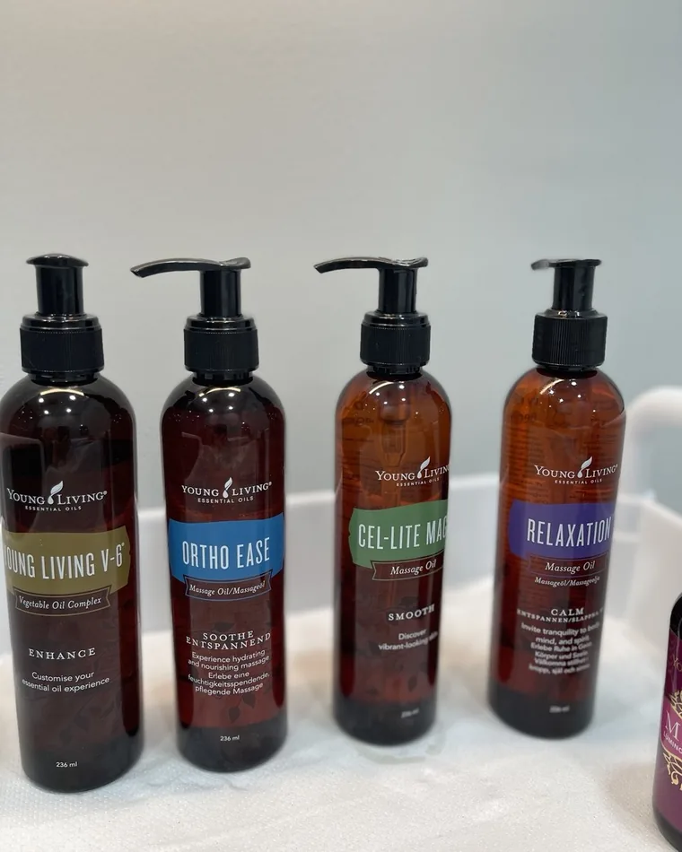 Young Living professional massage oils used at Body Language